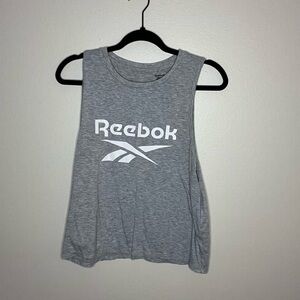 Reebok Heather Gray Logo Tank